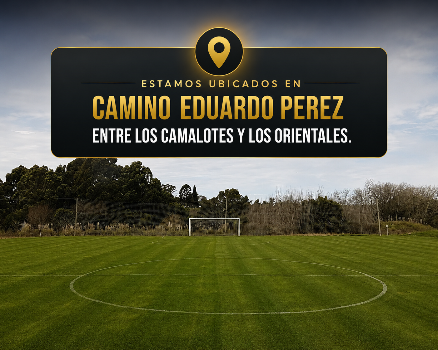 Cancha de césped donde se juega el torneo Mundial Amateur